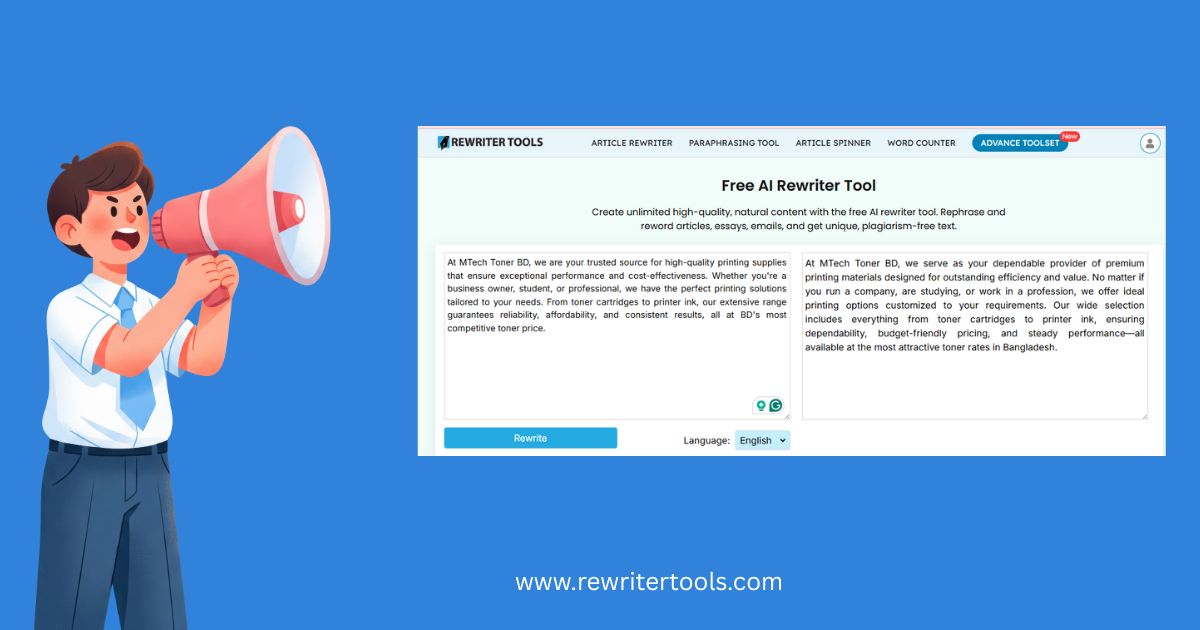 How to Use Rewriter Tool without Losing Your Own Voice