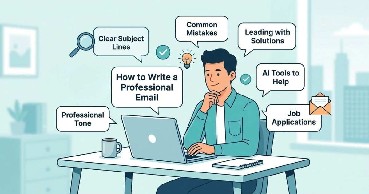 How to Write a Professional Email: Common Mistakes, Tips & Examples